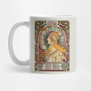 Vintage Gypsy Astrology Poster | Alphonse Mucha Mug